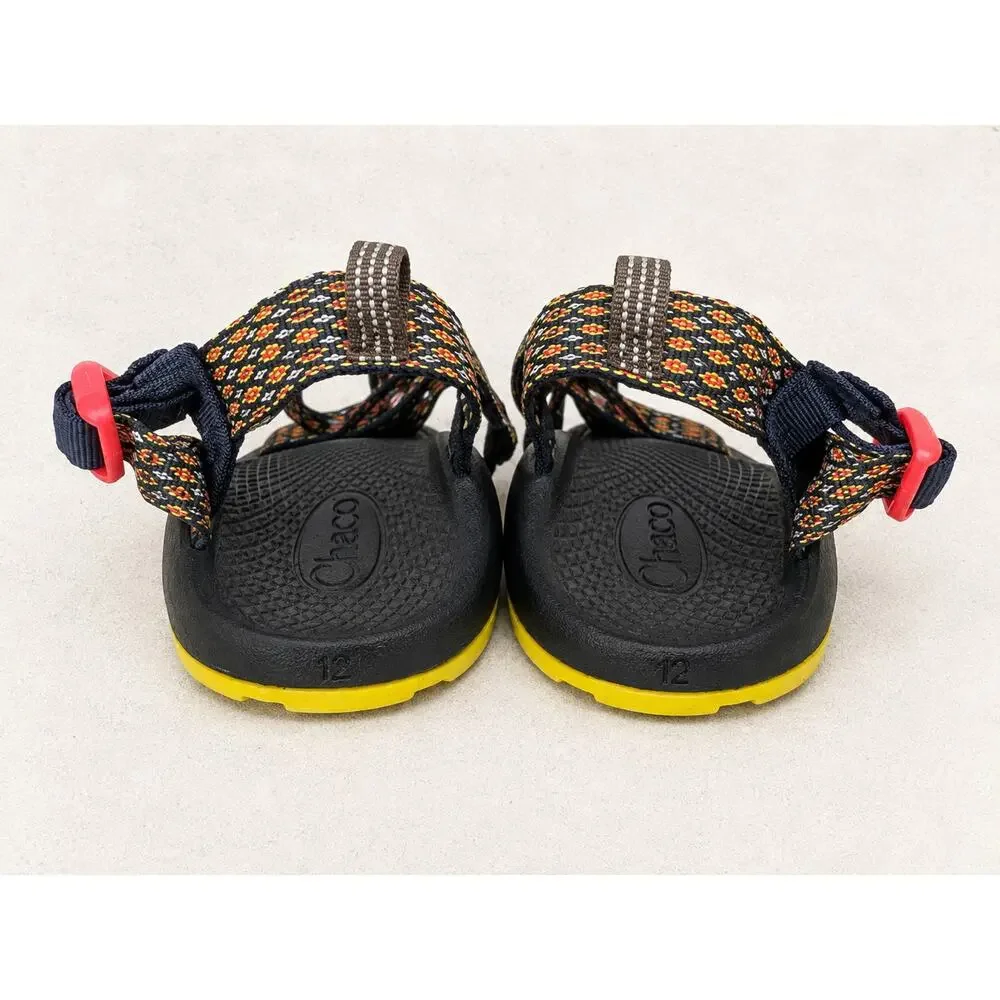 Chaco Kids Sport Sandals Size 12 Navy Multicolor Strappy Outdoor Hiking Shoes